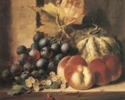 Still Life of Fruit - 爱德华·拉德尔